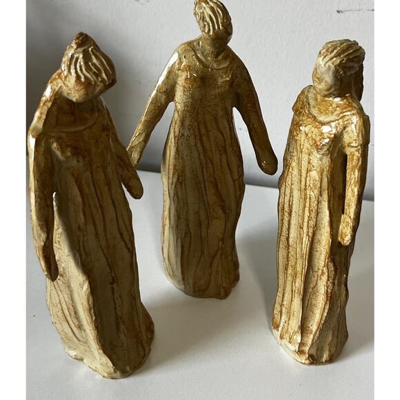 Women of the Way Burden Signed 2005 In Their Midst & Praise Him 4 Figurines - Picture 2 of 9